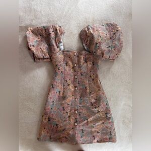 Floral Puff Sleeve Dress